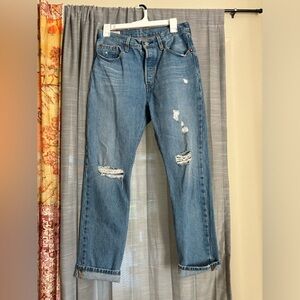 Levi’s size 28x30 jeans straight leg 100% cotton